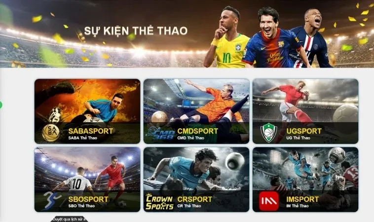 Nhà cái 99OK hợp tác với nhiều nhà cung cấp game thể thao hàng đầu