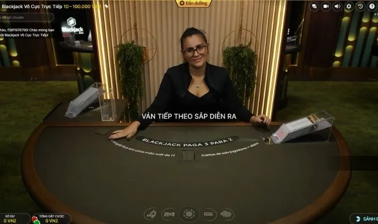 Blackjack Tại 99OK Chinh Phục Thử Thách Với Kỹ Năng 2 Giao diện chơi Blackjack Tại 99OK