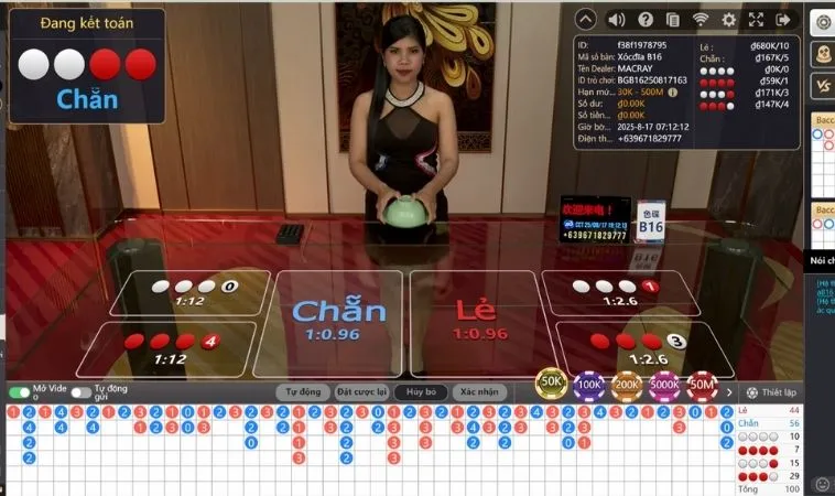 Xóc Đĩa Tại 99OK Hấp Dẫn Với Cơ Hội Thắng Lớn 2 Các cửa cược trong game Xóc Đĩa tại 99OK