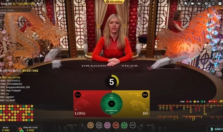 Dragon Tiger tại 99OK