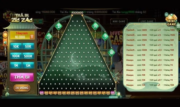 Giao diện chơi game nhanh ZicZac 99OK